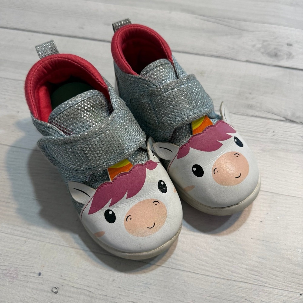 Ikiki kidsUnicorn Squeaky Toddler Shoes little kids size 8